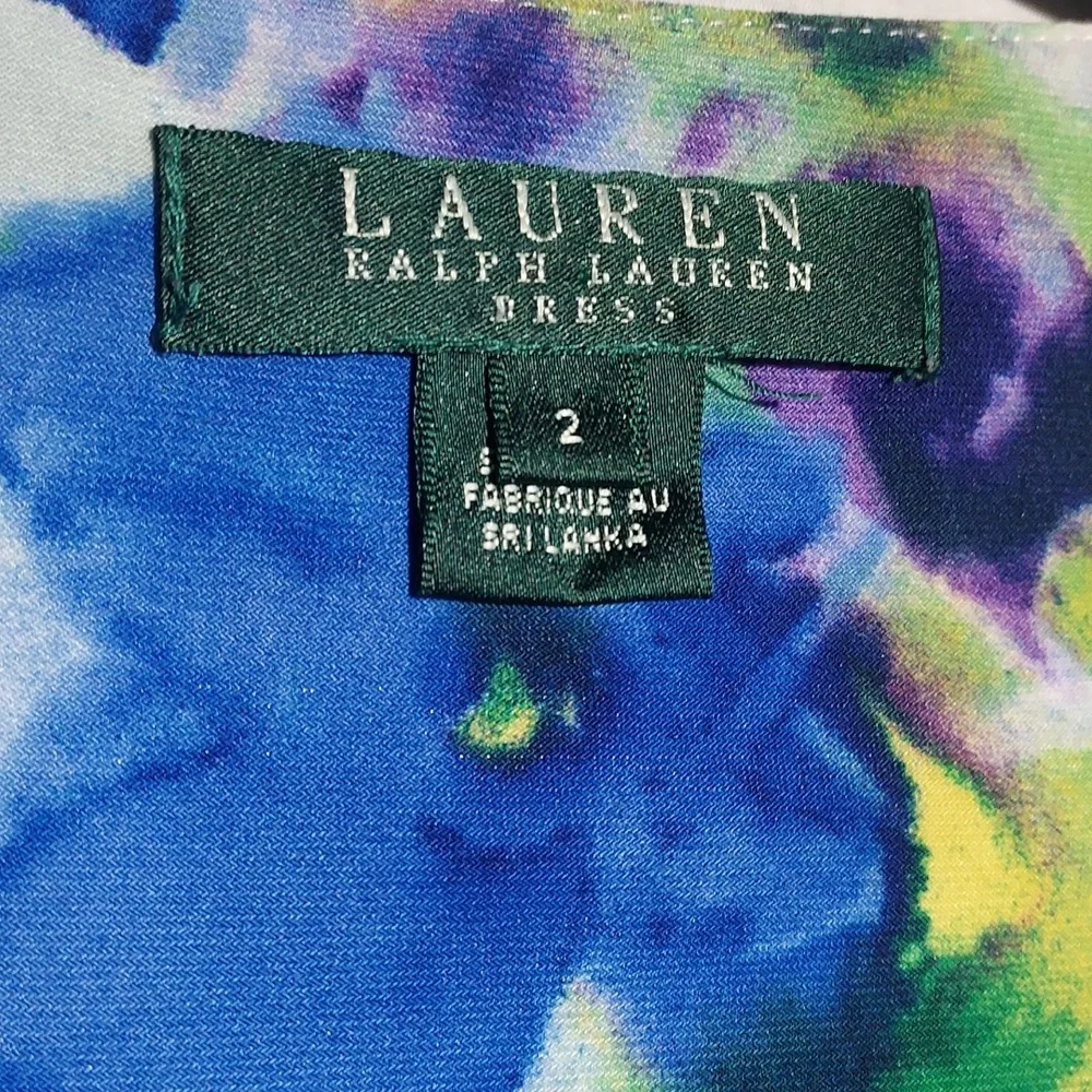 Lauren Ralph Lauren floral pattern sleeveless dress size 2 - Picture 4 of 7